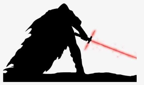 Transparent Darth Vader Clipart - Star Wars Kylo Ren Silhouette, HD Png Download, Transparent PNG