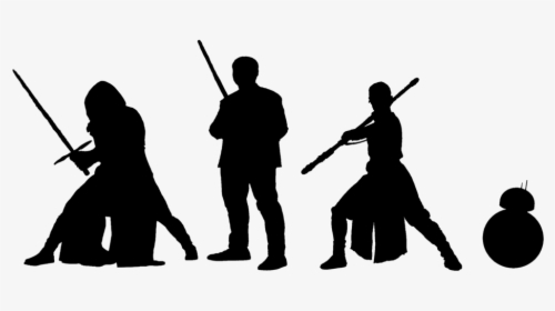 Diy Star Wars Decorations - Star Wars Character Silhouette, HD Png Download, Transparent PNG