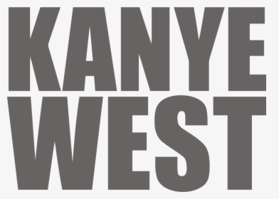 Kanye West Logo Grey - Poster, HD Png Download, Transparent PNG