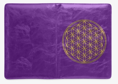 Flower Of Life Gold Custom Notebook A5 - Wallet, HD Png Download, Transparent PNG