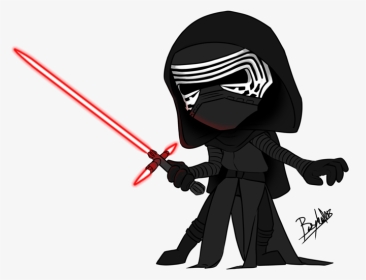 Transparent Kylo Ren Png - Star Wars Kylo Ren Cartoon, Png Download, Transparent PNG