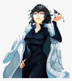 Human Hair Color Anime Black Hair Fictional Character - Fubuki One Punch Man Transparent, HD Png Download, Transparent PNG