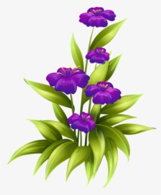 Transparent Purple Flower Border Png - Birth Day Wishes Png, Png Download, Transparent PNG