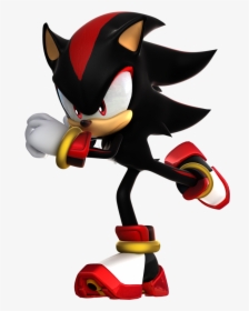 Action Character,figurine,sonic The Hedgehog,clip Art,carmine,style - Sonic Forces Shadow Running, HD Png Download, Transparent PNG