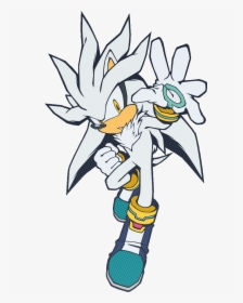Silver Drawing Shadow - Draw Silver The Hedgehog, HD Png Download, Transparent PNG