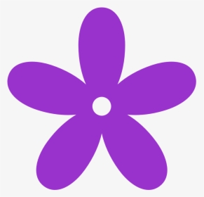 Dark Purple Flowers Clip Art - Pink Flower Clipart Png, Transparent Png, Transparent PNG