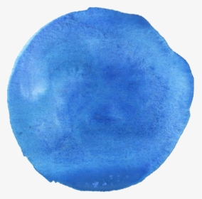 Blue Watercolor Circle Png, Transparent Png, Transparent PNG