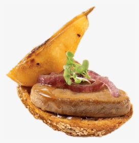 Foie Gras With Pear - Fast Food, HD Png Download, Transparent PNG