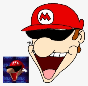 Hobo Bros, Mario 64 Face - Cartoon, HD Png Download, Transparent PNG