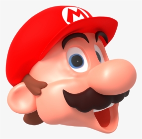 Mario Head Fan Render By Nintega-dario On - Mario Teaches Typing 2 Face, HD Png Download, Transparent PNG