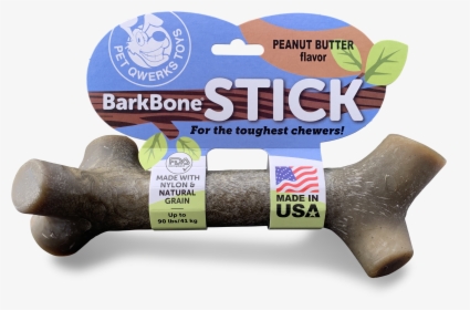 Pet Qwerks Barkbone Stick Peanut Butter Flavored Durable - Pet Qwerks Barkbone Stick Peanut Butter, HD Png Download, Transparent PNG