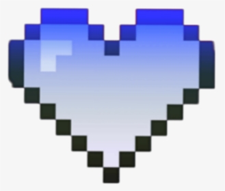 Heart Blue Pixel Tumblr Kawaii Emoji - Pink Pixel Heart, HD Png Download, Transparent PNG