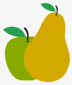 Apple And Pear Clipart, HD Png Download, Transparent PNG