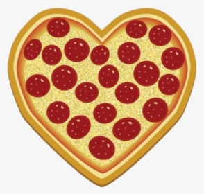 Pizza Heart Clipart Transparent Png, Png Download, Transparent PNG