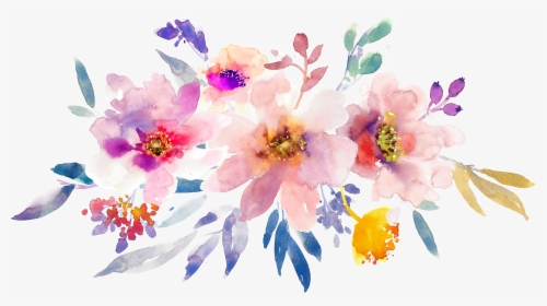 Flowers Paper Watercolor Painting - Spring Flowers Spring Illustration, HD Png Download, Transparent PNG