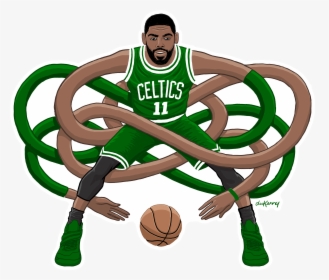 Kyrie Irving Celtics Cartoon , Png Download - Kyrie Irving Logo Celtics, Transparent Png, Transparent PNG