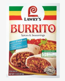 Burrito - Lawry's Chicken Fajita Seasoning, HD Png Download, Transparent PNG