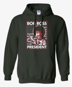 Bob Ross Hoodie - No Such Thing As A Fish Hoodie, HD Png Download, Transparent PNG