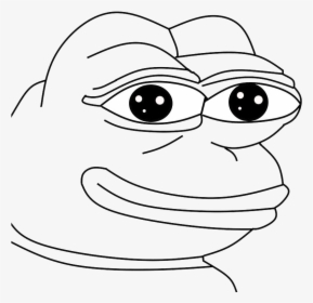Drawing Frog Pepe - Pepe Meme Black And White, HD Png Download, Transparent PNG