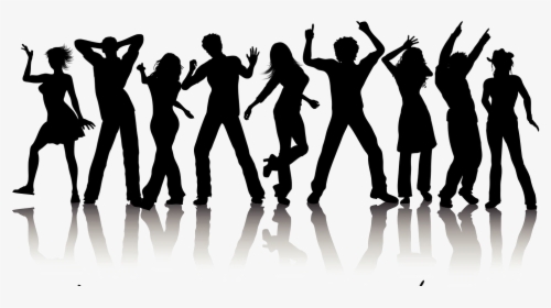 Dance People Party Image Png - People Partying Silhouette Png, Transparent Png, Transparent PNG