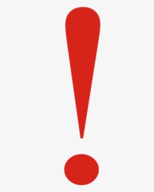 Exclamation Mark Png - Восклицательный Знак Красный, Transparent Png, Transparent PNG
