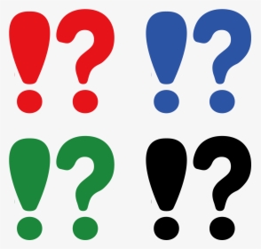 Question Mark Exclamation Mark Clip Art - びっくり はてな マーク イラスト, HD Png Download, Transparent PNG