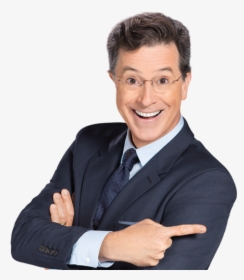 Stephen Colbert Png - Stephen Colbert White Background, Transparent Png, Transparent PNG
