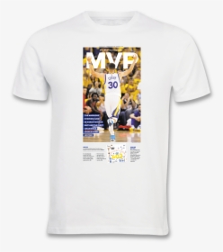 Warriors 2016 Stephen Curry Mvp T-shirt - Cockatiel, HD Png Download, Transparent PNG