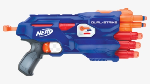 Nerf Gun Image Clipart Free Transparent Png - Nerf Mega Dual Strike, Png Download, Transparent PNG
