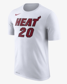 Justise Winslow Nike Miami Heat White Name & Number - Lebron James Miami Heat, HD Png Download, Transparent PNG