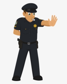 Hand-painted Traffic Police Png Download - Traffic Police Png Logo, Transparent Png, Transparent PNG