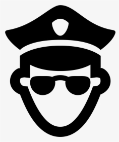 The Icon Is Consists Of An Androgynous Humanoid Head, - Police Png Vector, Transparent Png, Transparent PNG