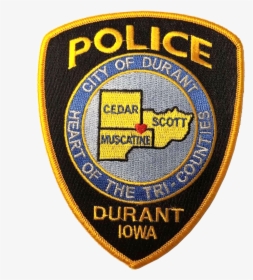Transparent Police Png - Durant Iowa Police Department, Png Download, Transparent PNG