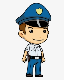 Coloring Police Policeman Car Book Officer Cartoon - Police Clipart Png, Transparent Png, Transparent PNG