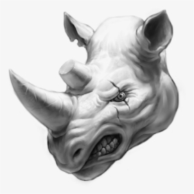 Rhino Head Transparent, HD Png Download, Transparent PNG