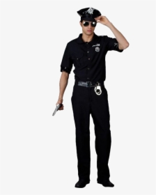 Policeman Transparent Background - Costume Police Officer, HD Png Download, Transparent PNG