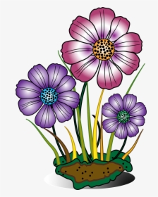Clip Art Flowers Bloom, HD Png Download, Transparent PNG