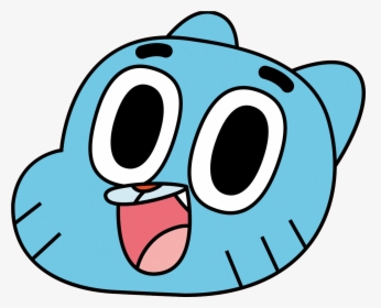 Amazing World Of Gumball Gumball Head , Png Download - Amazing World Of Gumball Gumball Head, Transparent Png, Transparent PNG