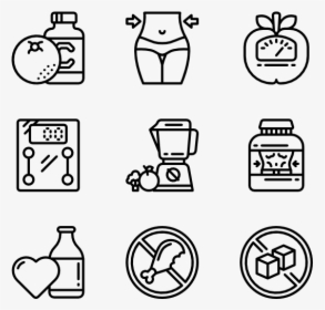 Diet And Nutrition - Email Phone Address Icons, HD Png Download, Transparent PNG