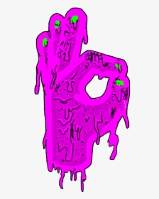 #grime #art #grimeart #ok #hand #purple #freetoedit - Grime Png, Transparent Png, Transparent PNG