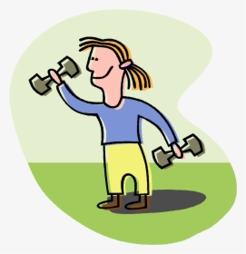Exercise Weight Loss Clip Art - Resistance Training Cartoon, HD Png Download, Transparent PNG