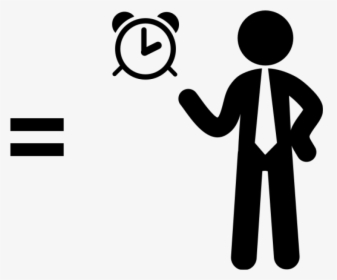Businessman Time Icon, HD Png Download, Transparent PNG