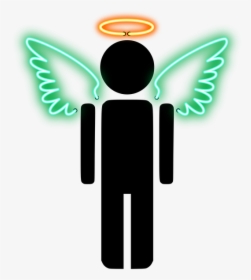 Angel, Neon, Christmas, Symbol, Halo, Holy, Fromm - Illustration, HD Png Download, Transparent PNG