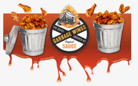 Our Famous Garbage Wings - Garbage Wings, HD Png Download, Transparent PNG