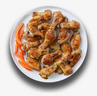 Chicken Wings Plate Png, Transparent Png, Transparent PNG
