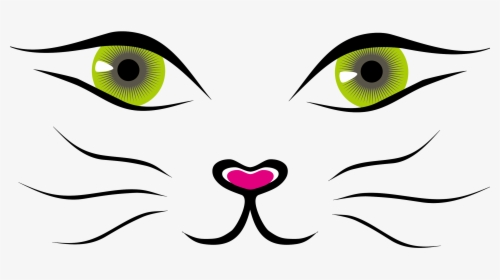 Cat Cartoon Clip Art - Cat Eyes Clip Art, HD Png Download, Transparent PNG