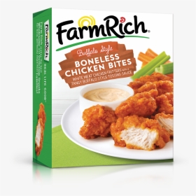Buffalo Style Boneless Chicken Bites - Farm Rich Mozzarella Sticks, HD Png Download, Transparent PNG