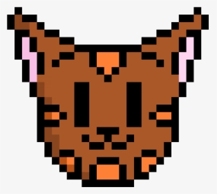 Cat Head Pixel Art, HD Png Download, Transparent PNG