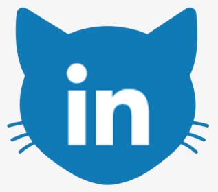 Cat Face Vector Png , Png Download - Linkedin Logo Svg, Transparent Png, Transparent PNG