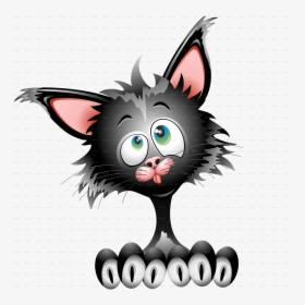 Cat Cartoon Funny Face Portrait-jpg - Funny Looking Cartoon Cats, HD Png Download, Transparent PNG